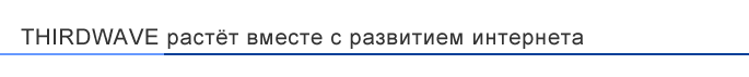 THIRDWAVE растёт вместе с развитием интернета.